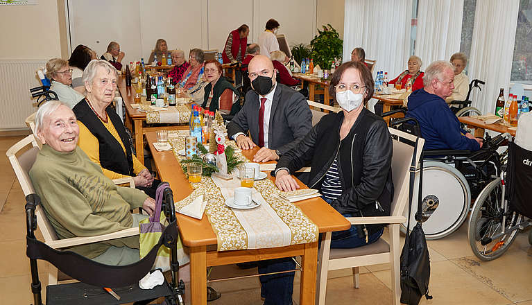 Weihnachten feiern im Seniorenzentrum Lechrain